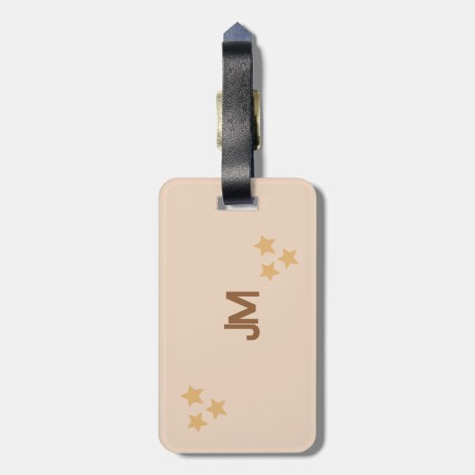 熱気球の荷物入りテディベア/デイケアラベル ラゲッジタグ (裏面縦)