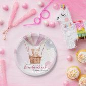 熱気球の赤ちゃんシャワーを心待ち ペーパープレート (パーティー)