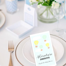 熱気球の赤男女兼用ちゃんシャワー