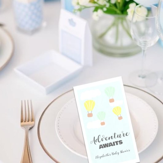 熱気球の赤男女兼用ちゃんシャワー