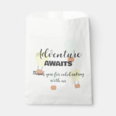 熱気球の赤男女兼用ちゃんシャワー フェイバーバッグ (正面)