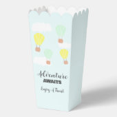 熱気球の赤男女兼用ちゃんシャワー フェイバーボックス (正面)