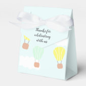 熱気球の赤男女兼用ちゃんシャワー フェイバーボックス (正面サイド)