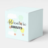 熱気球の赤男女兼用ちゃんシャワー フェイバーボックス (正面サイド)