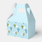 熱気球の青と緑の曇り空 フェイバーボックス (裏面サイド)