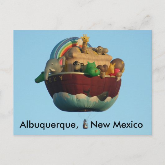 熱気球はがき ポストカード (正面)