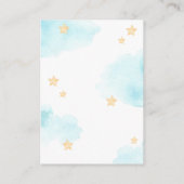 熱気球を上げて予約の要遠くに求 エンクロージャーカード (裏面)