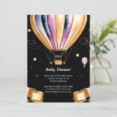 熱気球アドベンチャーベビーシャワー 招待状 (スタンド正面)