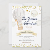 熱気球アドベンチャーベー素晴らしビーシャワー 招待状 (正面)