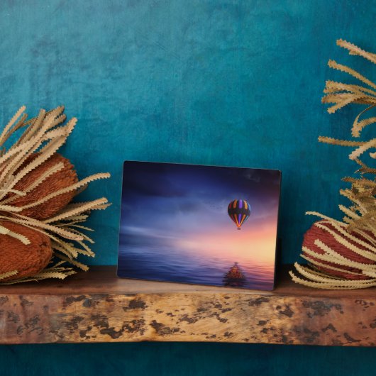 熱気球アートデコールプラーク フォトプラーク (側面)