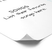 熱気球オンダーフル1歳の誕生日マイルストーン ポスター (角)