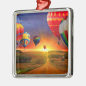 熱気球オーナメント メタルオーナメント (左)