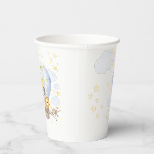 熱気球カップに登場するサファリ動物 紙コップ (右)