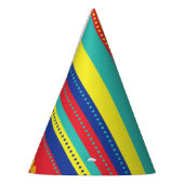 熱気球カラフル誕生会 パーティーハット (左)