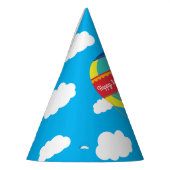 熱気球カラフル誕生会 パーティーハット (左)