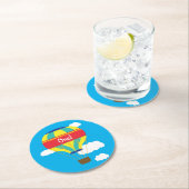 熱気球カラフル誕生会 ラウンドペーパーコースター (インサイチュ)