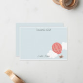 熱気球サンキューカード ノートカード (正面/裏面インサイチュ)