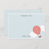 熱気球サンキューカード ノートカード (正面/裏面)