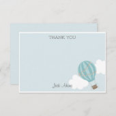 熱気球サンキューカード ノートカード (正面/裏面)