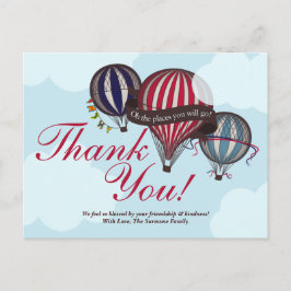熱気球サンキューカード ポストカード