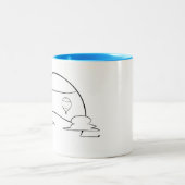熱気球サンコーヒーマグ ツートーンマグカップ (中央)