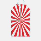 熱気球サーカスカーニバル誕生日ギフトラベル ギフトタグ (裏面)