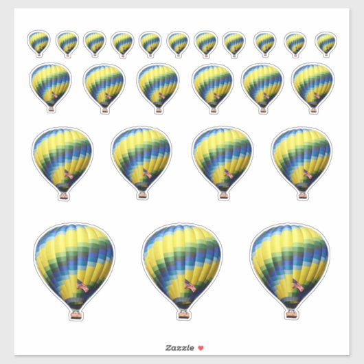 熱気球シール シール (シート)