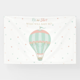 熱気球ジェンダーが背景を明らかにする 横断幕