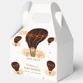 熱気球ジャングルライオンボーイ赤ちゃんシャワー フェイバーボックス