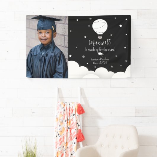 熱気球スター卒業写真発表 横断幕 (インサイチュ)