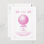 熱気球スチームパンクポストカード ポストカード (正面/裏面)