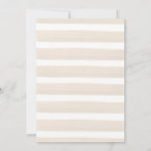 熱気球テディベア男の赤ちゃんシャワー 招待状 (裏面)