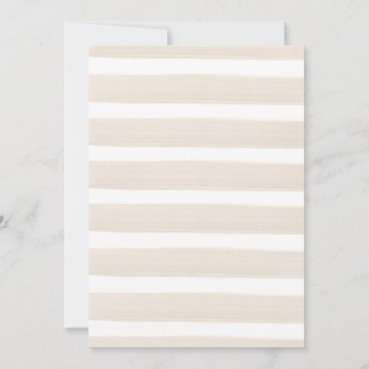 熱気球テディベア男の赤ちゃんシャワー 招待状 (裏面)