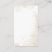 熱気球テディベア雲ベビーシャワー エンクロージャーカード (裏面)