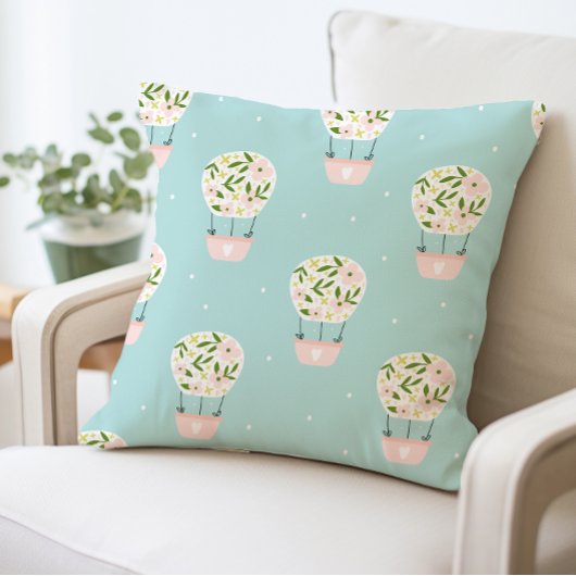 熱気球デザイン枕 クッション