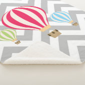 熱気球デザイン シェルパブランケット (3/4)