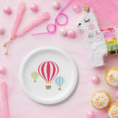 熱気球デザイン ペーパープレート (パーティー)