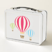 熱気球デザイン メタルランチボックス (裏面)