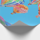 熱気球バルーンArt Water Color Wrapping ラッピングペーパー (角)