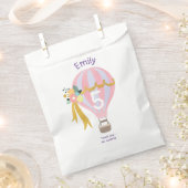 熱気球バースデーパーティーのお気に入りバッグ フェイバーバッグ (クリップ留めされた状態)