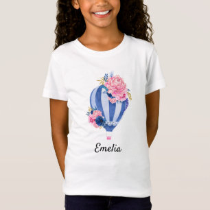 『熱気球パーソナライズされたキッドTシャツ』 Tシャツ