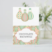 熱気球パーティーテーブルテント 招待状 (スタンド正面)