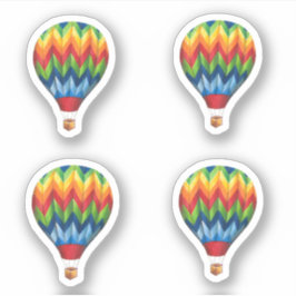 熱気球ビニールカットシール シール