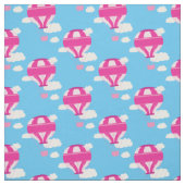 熱気球ピンク ファブリック (見本)