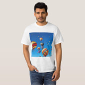 熱気球ブルースカイ Tシャツ (正面フル)