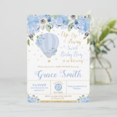 熱気球ブルーフローラシャワーボーイ 招待状 (スタンド正面)