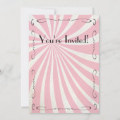 熱気球ベビーシャワー招待状 招待状 (裏面)