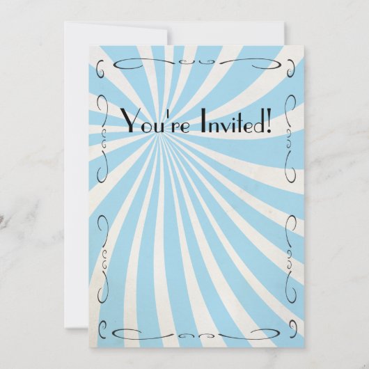 熱気球ベビーシャワー招待状 招待状 (裏面)