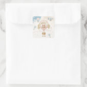 熱気球ベビーシャワー スクエアシール (バッグ)