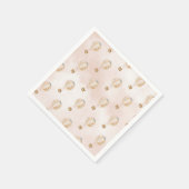 熱気球ベビーシャワー スタンダードカクテルナプキン (角)